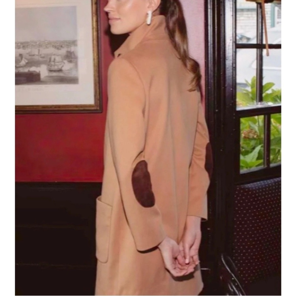 Tuckernuck Camel Emerson Coat Dress XXL Long Sleeve Mini Pockets $298 NWT - Picture 16 of 16
